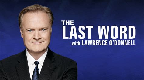 lawrence o'donnell the last word.